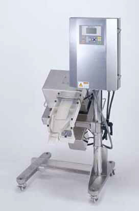 Metal Detecting system for pharmaceutical tablets including rejection system MS-4122 from Nissin Electronics